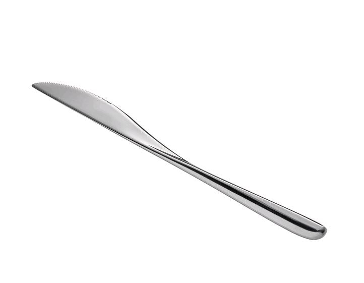 Sant'Andrea Stainless Steel Extra Heavy Weight Table Knife by Oneida T673KPTF on white background