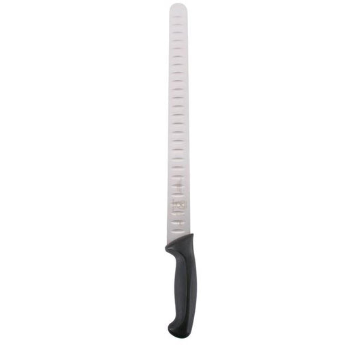 Mercer Culinary M13914 Millennia® 14" Granton Edge Slicer Knife on white background
