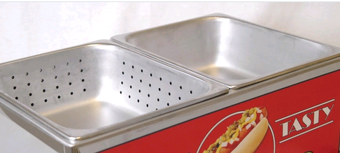 Benchmark - Mini Cart Hot Dog Steamer 120v 60072