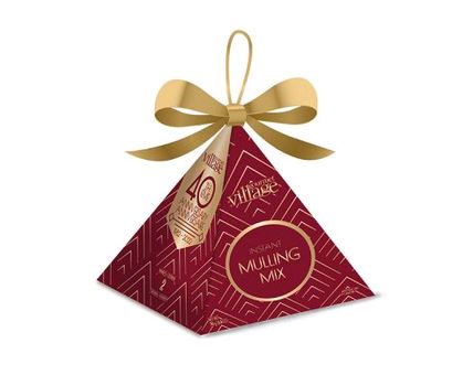 40th Mulling Mix Pyramid Ornament - TMULPMI on white background