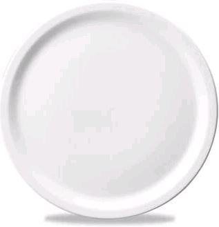 Churchill 13.5" Super Vitrified Nova Pizza Plate/Platter WH PPP1 - Set of 6 on white background