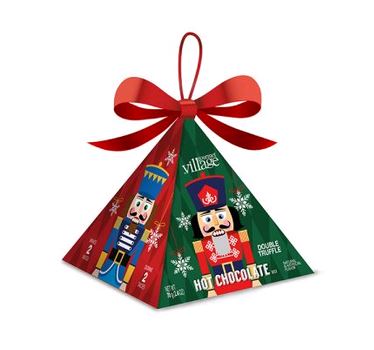 Nutcracker Pyramid Ornament - GCHOPNU on white background