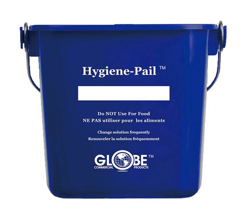 Globe Commercial Products 3616 6 Qt Sanitizing HygienePail®