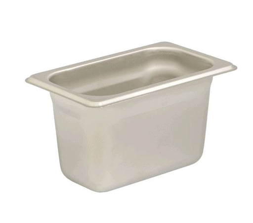Browne 22196 Steam Table Pan 1/9 size 22196 on white background