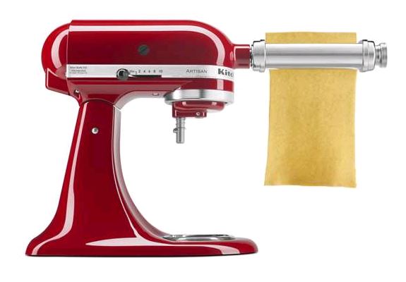 KitchenAid Pasta Roller Attachment KSMPSA working on white background