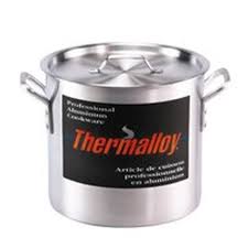 Browne® Thermalloy 12QT Aluminum Stock Pot 5813112 on white background