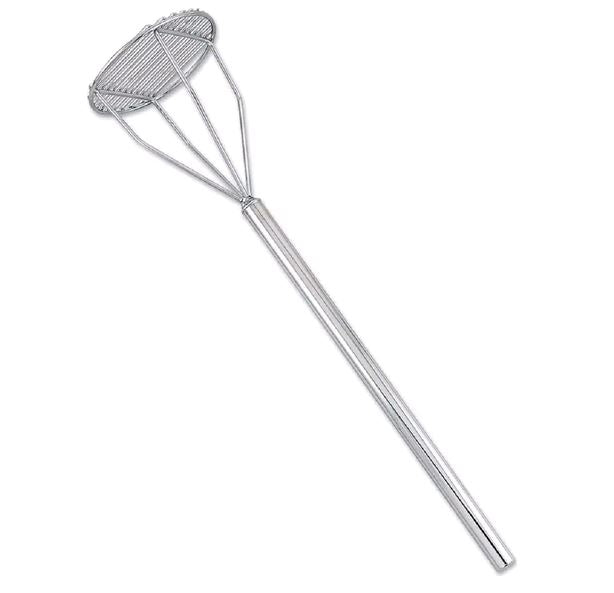 Browne 1726 25" Round Potato Masher on white background