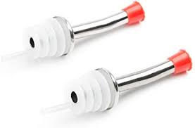 Fox Run 5023 Liquor/Oil Bottle Pourers, Set of 2