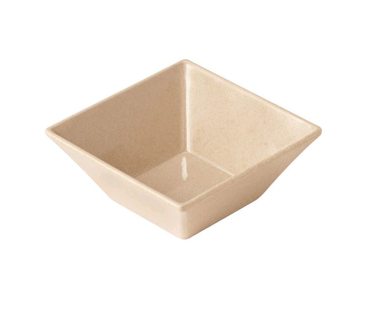 GET BAM-1238 BambooMel 14 oz. Square Bowl  on white background