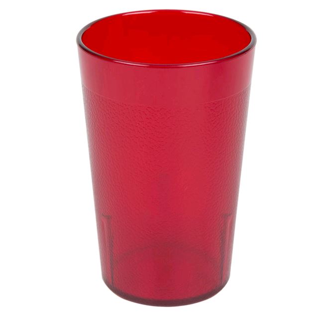 Cambro - Colorware Tumbler, 7.8 oz, Ruby Red, 800P156 - (Case of 72)