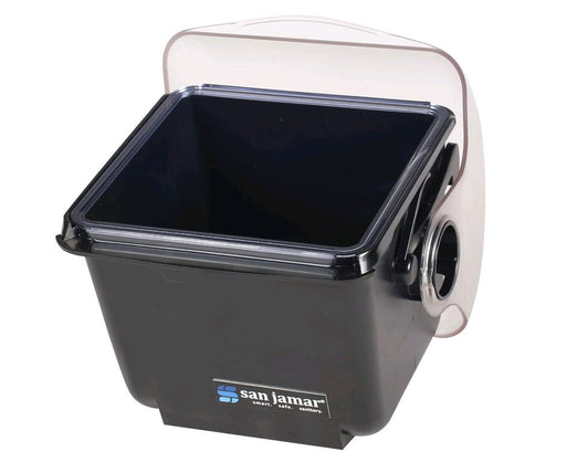 San Jamar BD2001 Mini Dome Garnish Center with Deep Tray, 2qt Capacity  on white background