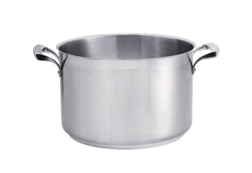 Browne Thermalloy 16 Quart Stainless Steel Sauce Pot 5724190 on white background