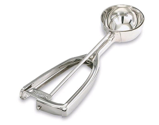 Vollrath 47151 Size 10 Stainless Steel 8-7/8" Squeeze Disher Scoop on white background