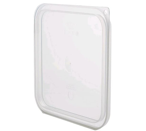 Cambro SFC6SCPP190 Translucent 6 and 8 Qt. Camwear Seal Cover on white background