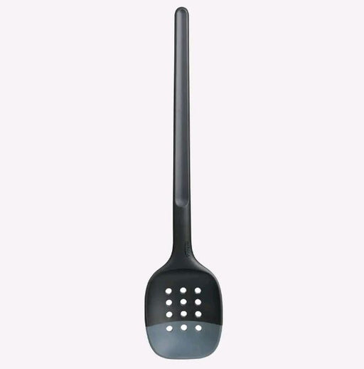 Trudeau Utility Slotted Spoon on white background