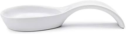 Fox Run 3959 Spoon Rest, Stoneware, White
