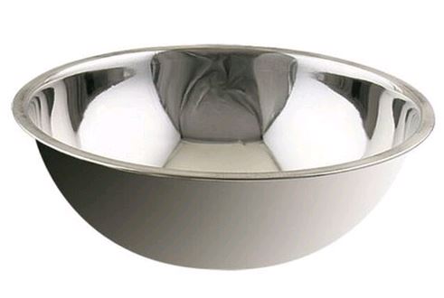 Browne 574966 16Qt. Stainless Steel Mixing Bowl on whitr backgorund