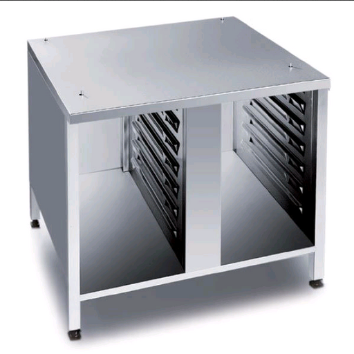 Rational Mobile Open Front Base Cabinet for 62 Combi Ovens with UltraVent (20 Pan Capacity) on white background