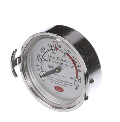 Cooper-Atkins 3210-08-1-E Bi-Metals Grill Thermometer, 100 to 600 Degrees F Temperature Range on white background