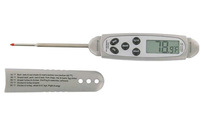 Bios DT131 Waterproof Pocket Thermometer, Gray on white baackgrund