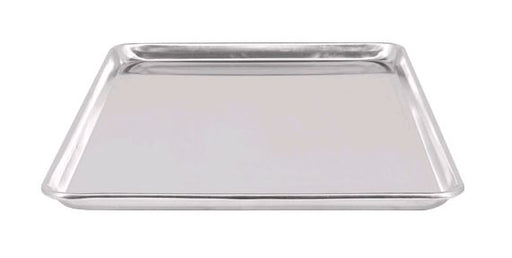 Omcan 18″ x 26″ 20-Gauge Aluminum Tray 39529  on white backgroujnd laying down