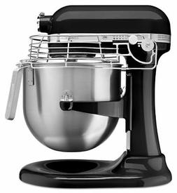 KitchenAid 8qt Commercial Stand Mixer in shade White sideview