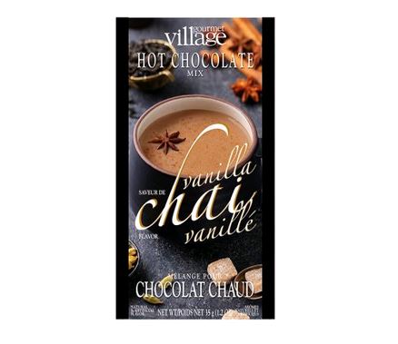 Vanilla Chai Hot Chocolate Mix - GCHOMVC on white backround
