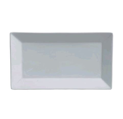 Steelite 6900E553 Varick Cafe Porcelain 14 x 7" Tray - 12 Case on white background