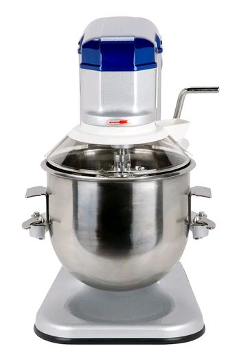 Vollrath 10 qt Planetary Mixer - Countertop, 1/3 hp, 110-120v 40756 facing forward on white background