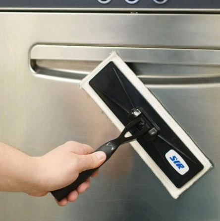 SYR 994228 White Microfibre Pad - 5 Pack on white background